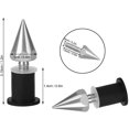 thumbnail image 3 of Yazoeia Wind Screen Spike ,Windshield Spike Fairing Kit M5 Screws Nuts Fit for Motorcycle Modification(Silver) CJC912-139972, 3 of 9