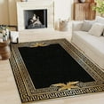 thumbnail image 3 of 1PC Greek Key Pattern Area Carpet Local Carpet, Lightweight Washable Easy-to-Tidy Carpet Mat Festival Gift, Suitable for Living Room, Bedroom, Dining Room, Office, Foyer, Room Accessones, 3 of 10