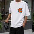 thumbnail image 4 of Men's 100% Cotton Short Sleeve Crewneck Graphic T-Shirt, Soft Breathable Moisture Wicking Casual Basic S-3XL 00057, 4 of 7