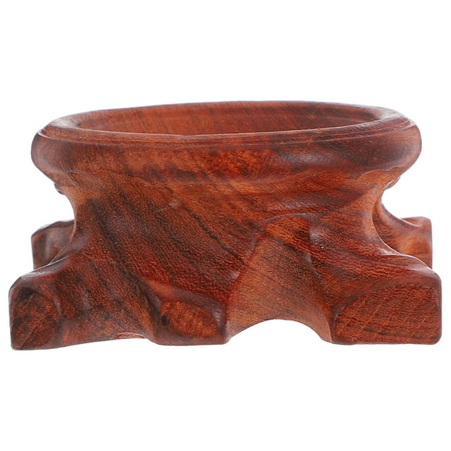 KAKOWELY crystal base stand Wooden Crystal Ball Stand Mini Display Base For Crystal Spheres And Rock Display Holder For Desktop Decoration And Home Accessory