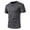 Dark Gray, variant on Rloper-Lop Men's Muscle Henley Shirts Slim Fit Textured Summer Tops Short Sleeve V Neck Golf T-Shirts Ribbed Knit Soft Casual Clothing