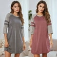 thumbnail image 5 of FLMEI Womens Nightgowns Sleep Cotton Night Shirts Summer Soft Sleep Dress Nightgown Sleepwear Pajama Long Sleeved Nightshirt S-XXL, 5 of 8