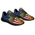 thumbnail image 6 of Irish Celtic Knot Cross St Patrick's Day Ireland American flag Shoes Sneakers Black Size 10, 6 of 7