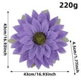 thumbnail image 2 of Sunflower Wreath Handmade Floral Decoration for Home Door and Wedding Party - Burlap Arrangement for Farmhouse Style, 2 of 3