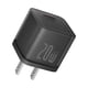 thumbnail image 1 of Cargador USB C de 20 W Baseus GAN5S Carga Rápida Negro, 1 of 7