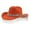 Orange, variant on HNMKIU Stylish Cowboy Hat For Both Men And Women Featuring Large Round Gemstone Fringe And Rhinestone Decorations Ideal For Parties And Special Events,Yellow