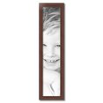 thumbnail image 2 of ArtToFrames 8" x 39" Honors Mahogany with Gold Picture Frame, 8x39 inch Brown Wood Poster Frame (WOM-5156), 2 of 7