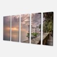 thumbnail image 2 of Miramare Castle at Sunset - Landscape Canvas Art Print, 2 of 3