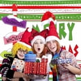 thumbnail image 2 of 7x5ft Feliz Navidad Telón de Fondo Invierno Señalización Fotografía Santa Tacky Copo de Nieve para Vacaciones Familiares Recién Nacido Fiesta de Cumpleaños Decoración Suministros Favores, 2 of 4