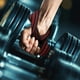 thumbnail image 4 of Correas De Levantamiento De Pesas De Spandex De Nailon Suave Soporte De Entrenamiento De Gimnasio Mangas De Mano Rojo Negro 1 Par S M Adecuado Para Levantamiento De Pesas Peso, 4 of 7
