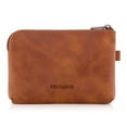 thumbnail image 3 of Milano Leather Wallet Pouch Purse Zipper Change Bag, 3 of 11