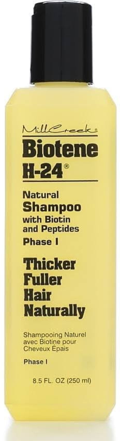 Mill Creek Biotene H-24 Natural Shampoo With Biotin Phase 1 8.5 oz - (Pack of 2)