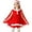 Red, variant on Odeerbi Kids Girls Christmas Velvet Dress with Cape + Shorts + Christmas Santa Claus Hat Three Piece Set Fall Winter Long Sleeve Dress Kids Celebration Red Dress Kids Clothes Green