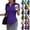 W_Purple#015, variant on UDAUDU Button Down Shirt for Women Basic Short Sleeve Stretchy Business Collared Shirts Waitress Work Shirt Blue M