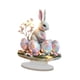 thumbnail image 4 of Figura de conejo de Pascua, decoración creativa de Pascua, coleccionable, regalo de inauguración de la casa, adorno artesanal de escritorio,, 4 of 9
