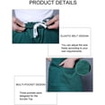 thumbnail image 4 of V Neck Scrub Tops and Pant Short Sleeve Medical Uniform Surgical Robe, 4 of 5