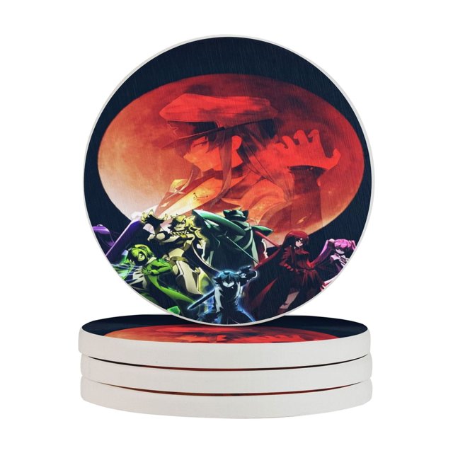 Posavasos de tierra de diatomeas absorbente Akame ga KILL, aislamiento antideslizante de tierra de diatomeas inodoro que protege la superficie de la mesa contra daños Talla única