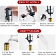 thumbnail image 5 of Aireador de vino eléctrico, decantador de vino, dispensador automático de vino, dispensador de vino, el mejor regalo para los amantes del vino o para uso personal., 5 of 5