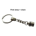 thumbnail image 4 of Youkk Keychain Light Portable Keyring Lamp Backpack Handbag Key Chain Pendant Storage Holder Battery Operated Decorative Handicraft Pink Light, 4 of 8