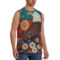 thumbnail image 2 of Zufioo Sunflower Bald Eagle Men's Tank Top,Men's Sleeveless Muscle Shirts,Basic Sleeveless T Shirts Casual Active Hipster Tank Top,Moisture Wicking Odor Protection-Medium, 2 of 7