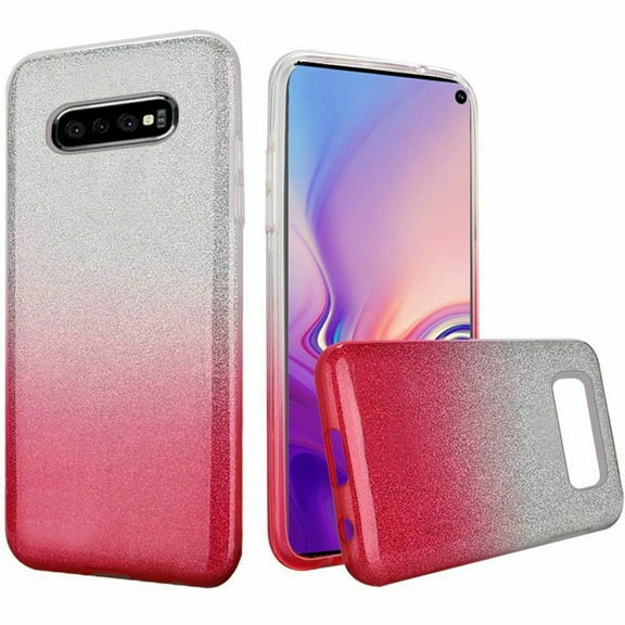 GSA Gradient Glitter Candy Case for Samsung Galaxy S10 (6.1") - Hot Pink
