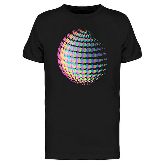 Abstract Disco Ball T-Shirt Men -Image by Shutterstock, Male 3X-Large