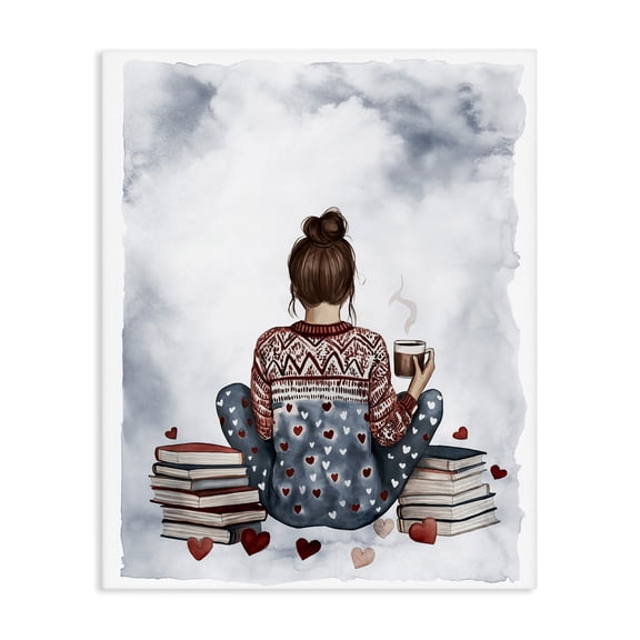 Stupell Industries Traditional Cozy Ritual Reader Canvas Art, 16 x 20, by Svetlana Aleynikova