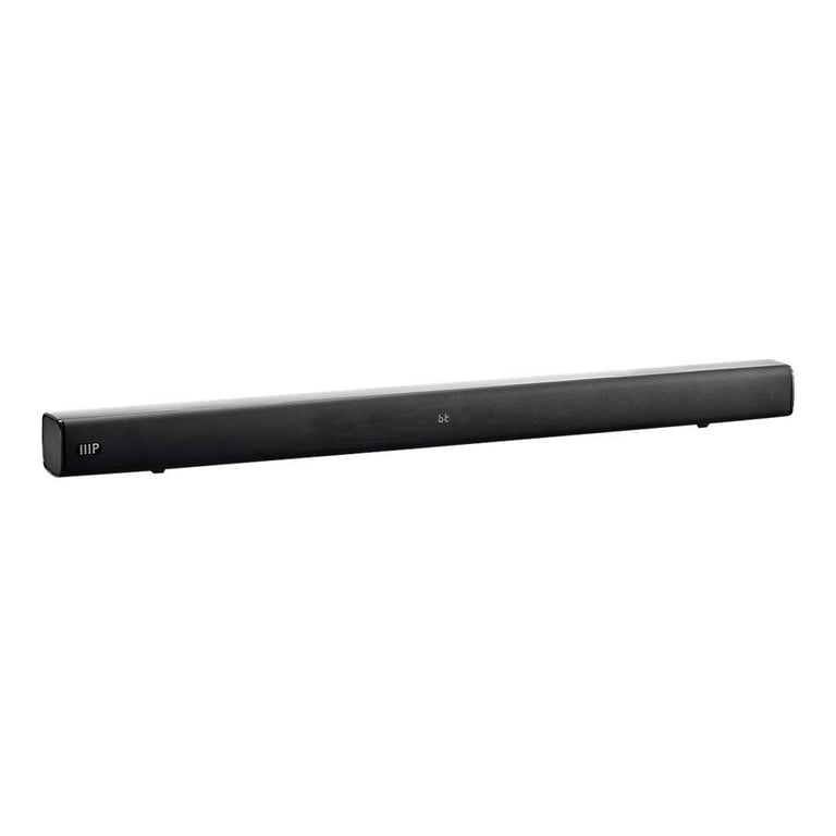 Monoprice SB-100 - Sound bar - for TV - 2.1-channel - wireless - Bluetooth - 80 -
