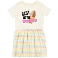 thumbnail image 3 of Inktastic Best with Sprinkles Ice Cream Twist Cone Girls Toddler Dress, 3 of 5