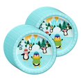 thumbnail image 5 of Penguin Birthday Party Supplies Set Plates Napkins Cups Tableware Kit for 16, 5 of 5