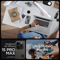 thumbnail image 2 of Ultra Hybrid MagFit for iPhone 15 Pro Max Case, [Military Grade Shockproof] MagSafe Phone Cover - Zero One, 2 of 4