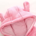 thumbnail image 5 of TOOYOU Boys Bodysuit Outfit New Baby Boy Girls Onesies Ribbed Pajamas Zipper Long Sleeve Cute Animal Shaped Dressing Up Jumpsuit Unisex Baby Clothes Size 9-12 Months Pink, 5 of 8