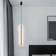 Ozarke Nordic Modern Minimalist LED Linear Pendant