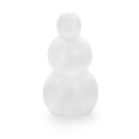 10.25 Inch Foam - Durafoam Snowman White 10.25 Inches