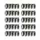 thumbnail image 1 of 6x10x 5 Anillos Carpeta De Hojas Sueltas Anillos De Encuadernación Lomos Para Cuaderno De Oficina Diario Negro, 1 of 8