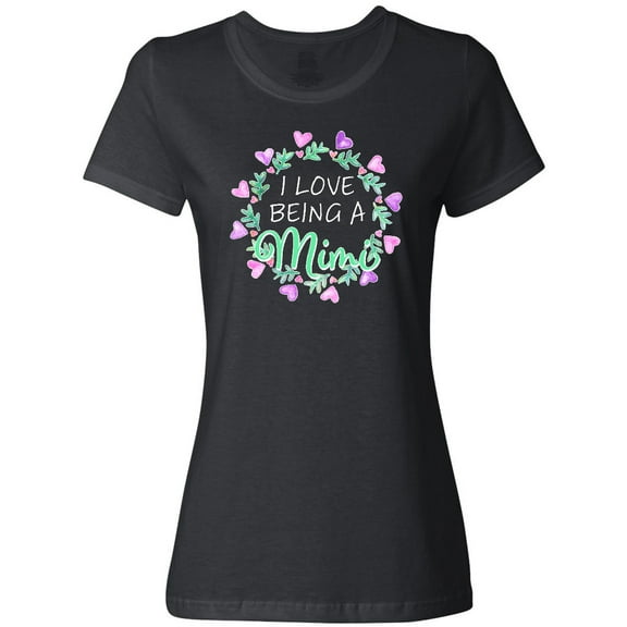 Inktastic I Love Being a Mimi- Circle of Hearts Women's T-Shirt