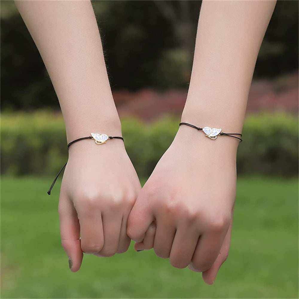 Amazon.com: MANVEN Best Friend Bracelets Distance Matching Friendship  Bracelet for Women Men Girls: Clothing, Shoes & Jewelry