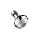 thumbnail image 1 of Bewildely Aireador de grifo de ducha, ahorro de agua, boquilla de filtro giratoria de 12Mpa, adaptador de rociador de repuesto para grifo a prueba de Juegos de accesorios de baño Plata, 1 of 1