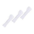 thumbnail image 6 of FENGGUIQU 3Pcs Crinkled Ribbon Wired Polyester White Sewing Trim Table Cloth Decoration Fashion Design, 6 of 8