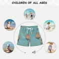 thumbnail image 6 of FORMRS Boys Swim Trunks Quick Dry Mesh Liner Boardshorts Sizes XS-XL, Cartoon Capybaras, 6 of 7