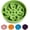Clover Green, variant on LE TAUCI Slow Feeder Dog Bowls Ceramic, 1.5 Cups Dog Food Bowl, Puppy Slow Feeder Dish for Fast Eaters,Pink Bloom