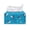 Cartoon Shark Ocean Print, variant on Chririnla PU Leather Facial Box Organizer, Christmas Tree Decoration Tissue Dispenser Box Water-Resistant with Buttons Rectangle Tissue Box Cover for Living Room Bedroom