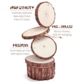 thumbnail image 3 of Wood Slices Travlog, 30 unidades, manualidades naturales, de 8 a 9 cm, 3 of 7
