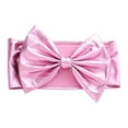thumbnail image 2 of Chair Bows,1PCS Christmas Satin Elastic Chair Sashes Bows,Christmas Chair Bows Covers Back Sash for Wedding Reception Events Hotel Chair Covers for Dining Chairs Xmas Party(Pink), 2 of 9