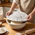 thumbnail image 5 of 1Pack Bowl Covers for Bread Proofing, Sourdough Bowl Covers with Liner, Reusable Bowl Covers with Adjustable Drawstring for Sourdough Rising(Small), 5 of 7