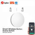 thumbnail image 2 of Tuya ZigBee Devices Button Scene Switch Intelligent Linkage Smart Battery Powered Automation Work with Life, 2 of 4