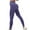 Purple, variant on qolati Leggings for Women Seamless Tummy Control High Waisted Yoga Pants Slim Fitted Scrunch Butt Lifting Workout Running Leggings