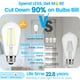 thumbnail image 5 of Bombillas LED Brightever de 7 W, 850 lúmenes, vintage, E26, 5000 K, paquete de 6, 5 of 7