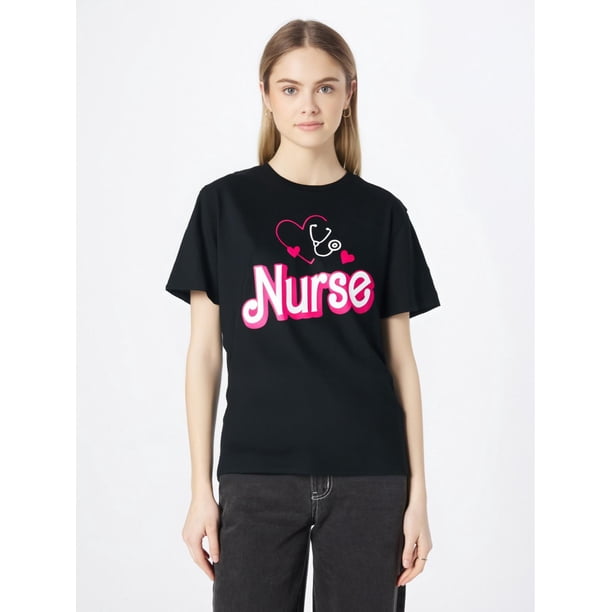 Retro Nurse Gifts Nurse Week Gifts Funny Nurse T-Shirt Selected pure cotton interesting design DIY short sleeve t-shirt for men, soft and breathable, suitable for all seasons, comfortable, casual and