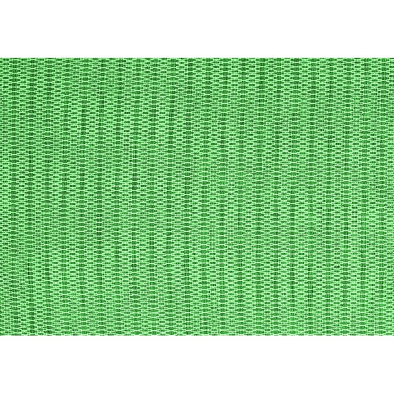 Ahgly Company Indoor Rectangle Abstract Green Contemporary Area Rugs, 5' x 7'